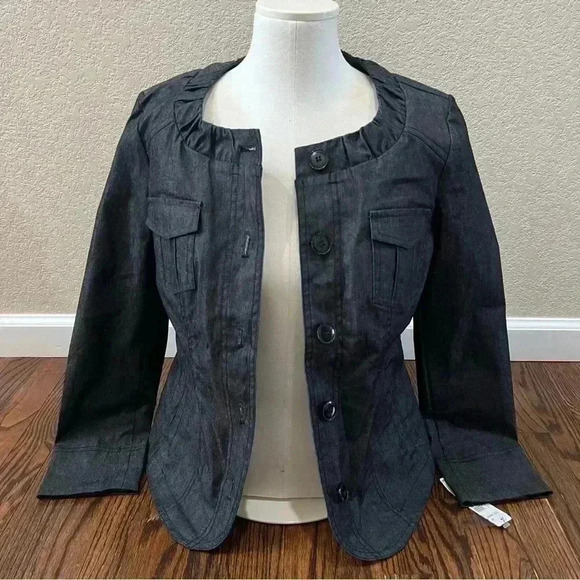 Pendleton Stretch Blazer Jacket Women’s Size Small Black/Charcoal NWT $168 - Picture 15 of 16
